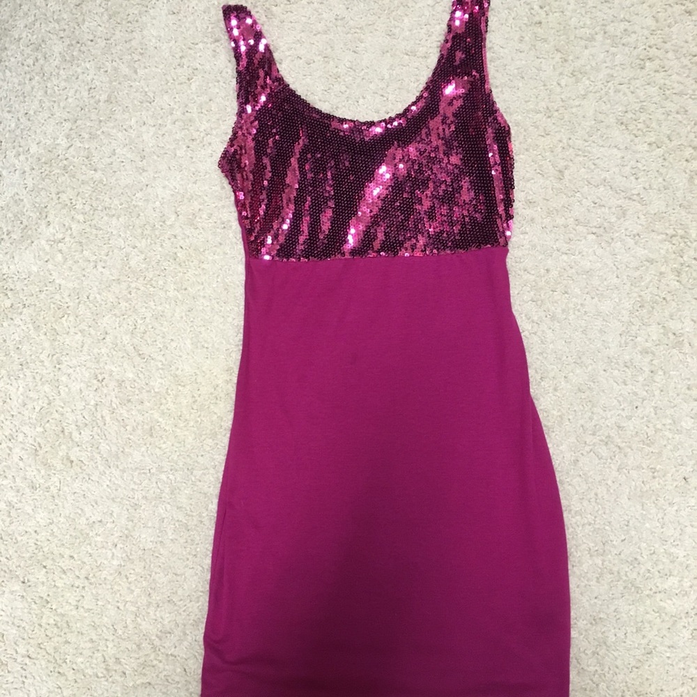 Pink Sequin Forever 21 Dress